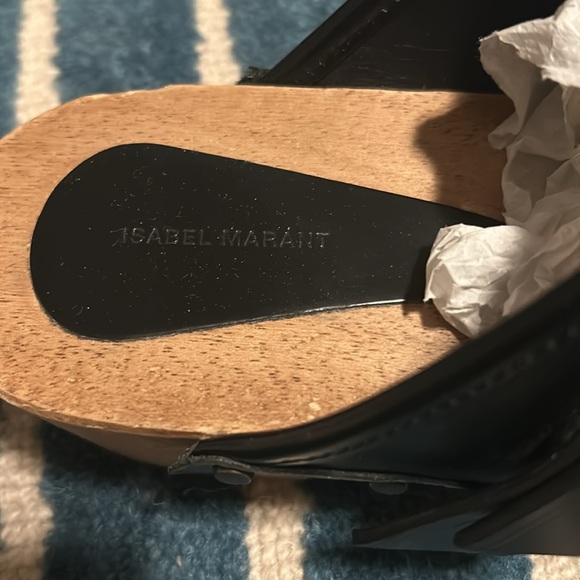 Isabel Marant Thaile leather clogs- great condition! Retail $460. - Picture 8 of 9